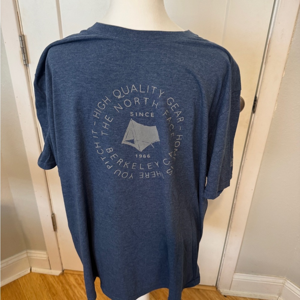 The North Face Heather Blue Graphic Tee